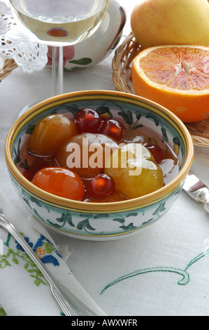 La senape ( in Carpi modo ) antipasto - Cucina Italiana - Emilia Romagna Foto Stock