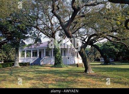 Una vista di Beauvoir, casa di Jefferson Davis Presidente degli Stati Confederati d'America Foto Stock