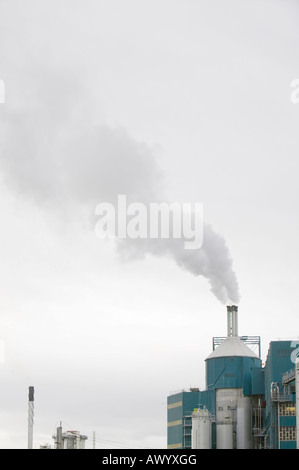 La Unilever in fabbrica a Warrington Regno Unito di emissione di biossido di carbonio Foto Stock