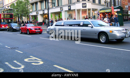 Stretch Limousine Londra Foto Stock