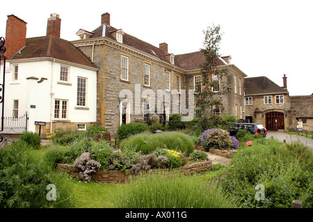 Regno Unito Worcestershire Evesham Abbey Mews edifici vicino al Museo Almonry Foto Stock