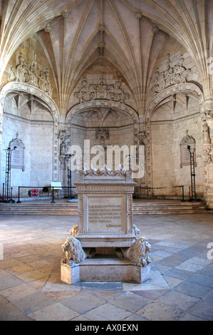 Mosteiro dos Jeronimos (Hieronymites monastero) a Lisbona, Portogallo, Europa Foto Stock