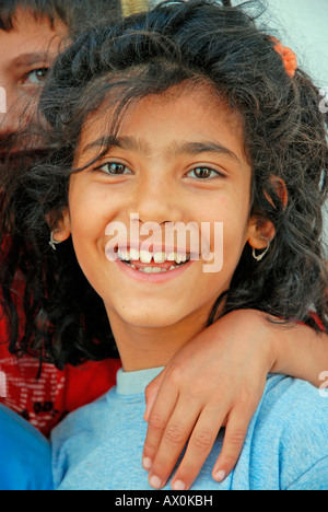 Giovane ragazza in Urfa, Turchia, Asia Foto Stock
