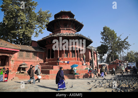 Il Nepal, Kathmandu, Hanuman-Dhoka Durbar Square, (Patrimonio Mondiale dell'UNESCO), Chyasin Dega (tempio di Vansagopal) Foto Stock