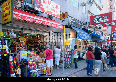 Cina, Hong Kong, il Mercato Stanley Foto Stock