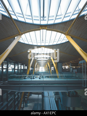 Dall'aeroporto Barajas di Madrid- terminale 4, Madrid, Spagna Foto Stock