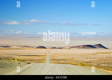 Gravelroad a sud della Namibia, Africa Foto Stock