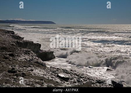 Oceano atlantico, Argentina, Sud America Foto Stock