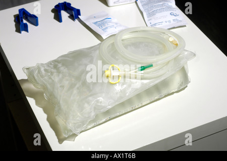 Sacchetto CAPD exchange Foto Stock