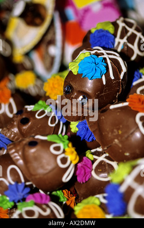 Il giorno dei morti candy durante il Dia de Muertos nel villaggio di Patzcuaro Michoacan Stato Messico Foto Stock