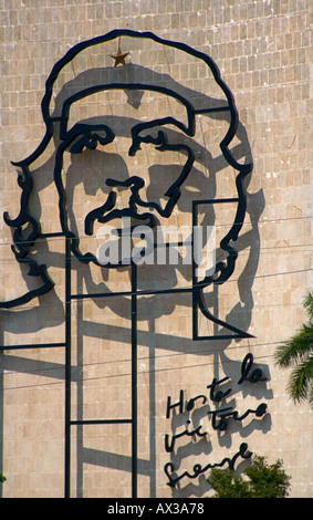 Memorial Ernesto Che Guevara, Plaza de la Revolucion, Vedado, Havana, La Habana, Cuba, Antille Maggiori, dei Caraibi Foto Stock