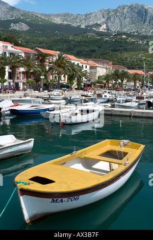 Porto, Podgora, Riviera di Makarska, Croazia Foto Stock