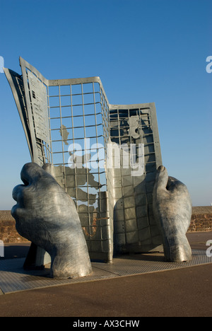 Il marcatore di Minehead mappa Foto Stock