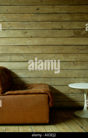 Divano e tavolo Foto Stock