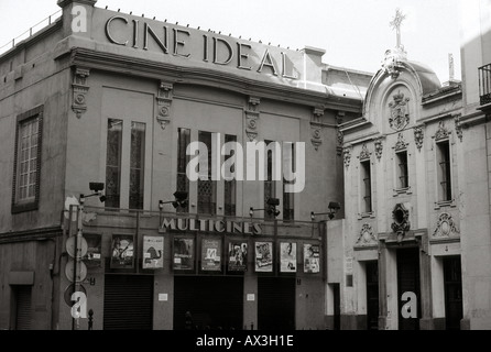 Cine teatro ideale nella Vecchia Madrid, Spagna Foto Stock
