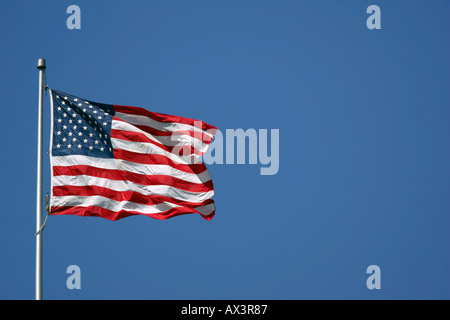 A STELLE E STRISCE - Stati Uniti d'America bandiera Foto Stock