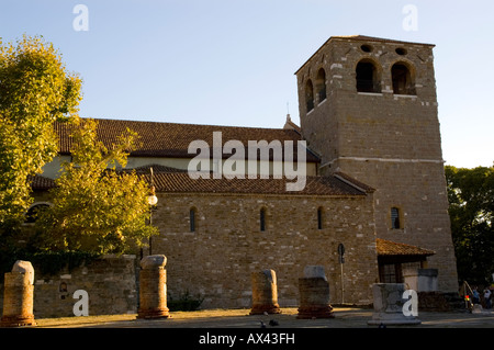 Cattedrale di Trieste presso il colle di San Giusto Foto Stock