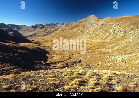 Col de la Bonnette Restefond Alpes-maritimes 06 Mercantour alpi francesi Paca Francia Europa Foto Stock