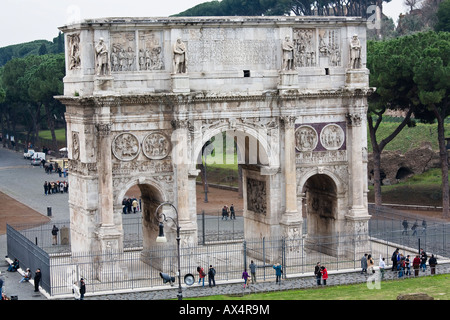 Arco di Costantino dedicata 315 ANNUNCIO Foto Stock