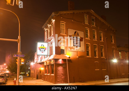 La barra di ancoraggio home di ali di bufalo Buffalo New York Foto Stock