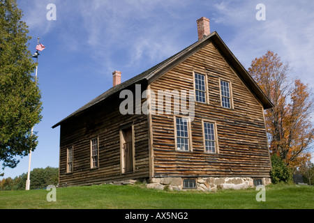 John Brown Farm e recinto sito storico dello stato Nord Elba New York vicino a Lake Placid Montagne Adirondack Essex County Foto Stock