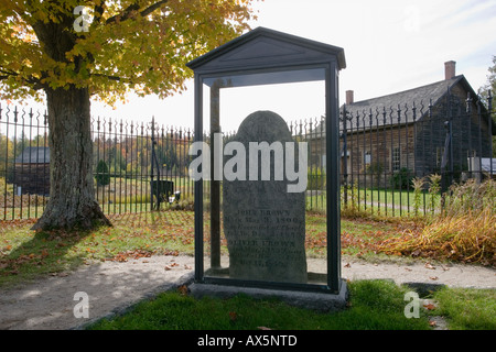 John Brown Farm e recinto sito storico dello stato Nord Elba New York vicino a Lake Placid Montagne Adirondack Essex County Foto Stock