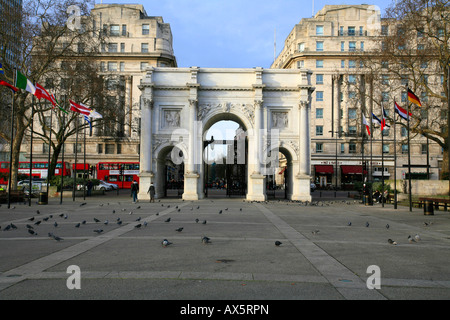 Marble Arch, London, England, Regno Unito, Europa Foto Stock