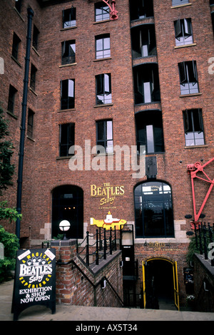 La casa natale dei Beatles Story Museum Liverpool England Foto Stock