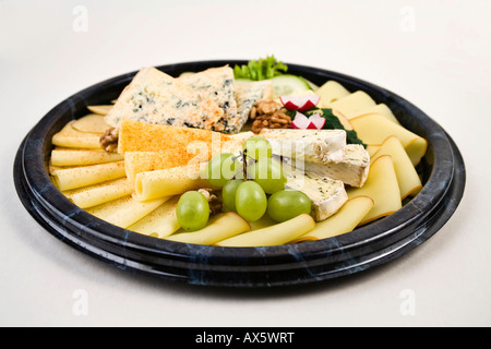 Tagliere di formaggi Foto Stock