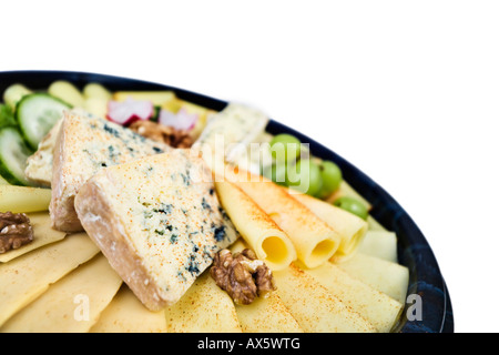 Tagliere di formaggi Foto Stock