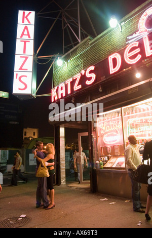 Katz's Deli Houston Street Lower East Side di New York City, sito di HARRY TI PRESENTO SALLY Foto Stock