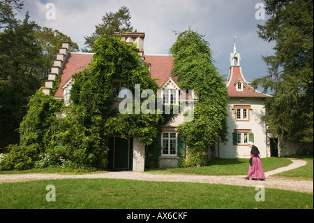 Sunnyside è stata la casa di Washington Irving Tarrytown Hudson Valley New York Westchester County Foto Stock