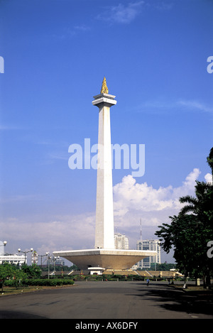 Monumento Nazionale in piazza Merdeka Jakarta Indonesia Foto Stock