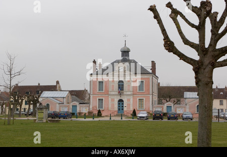 La Mairie a Villeneuve la Comte vicino a Parigi, Francia Foto Stock