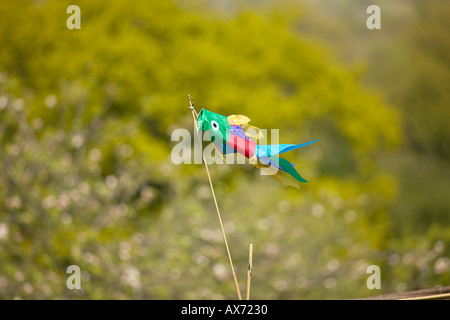 Bird scarers sul riparto Londra Inghilterra REGNO UNITO GB Foto Stock