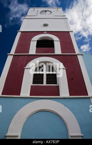 Fort Zoutman Willem III torre in Oranjestad, Aruba. Foto Stock