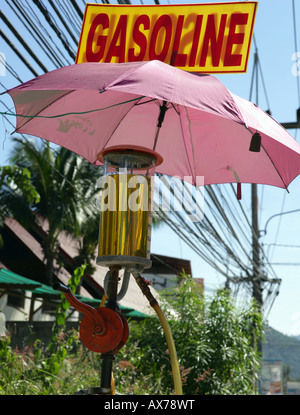 Stazione di benzina in Ko Samui Foto Stock