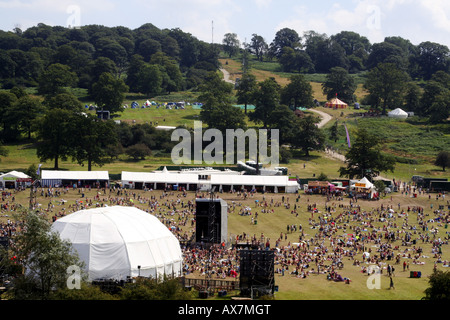 Big Chill Festival di musica, Eastnor Castle, Herefordshire, England, Regno Unito Foto Stock