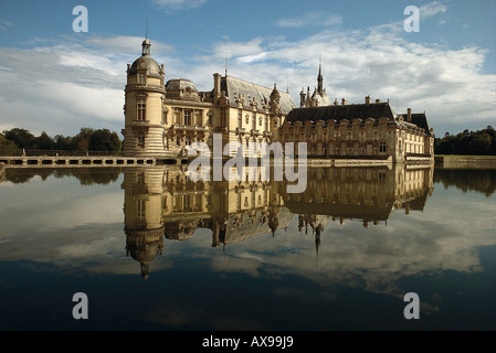 Chateau de Chantilly, Ile de France Frankreich Foto Stock