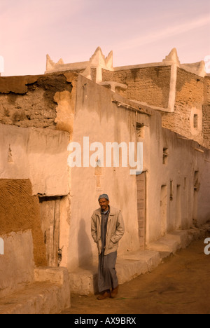 Una vista della vecchia città di Ghadames Libia un sito Patrimonio Mondiale dell'UNESCO Foto Stock