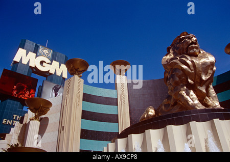 MGM Grand Hotel and Casino, Las Vegas, Nevada, STATI UNITI D'AMERICA Foto Stock