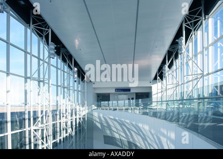 Architettura futuristica in aperto recentemente airport Foto Stock