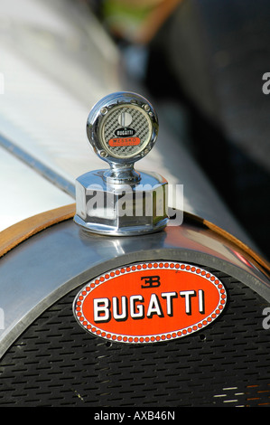 Bugatti auto dettagli del radiatore Foto Stock