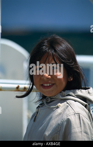 Cilena, sul bordo del Puerto Eden Cile Foto Stock