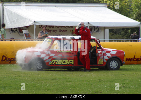 Personalizzati auto mini display rosso vecchio driver originale lambeth paese mostrano brixton Londra Foto Stock