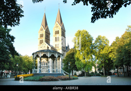 Munsterplein con band stand Roermond Paesi Bassi Foto Stock