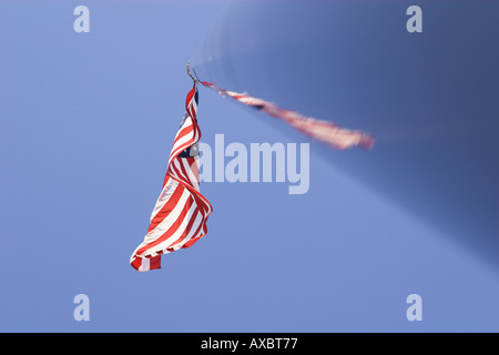 Stati Uniti bandiera sul polo Foto Stock