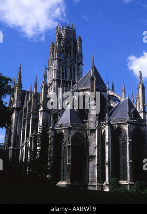 Chiesa dell'Abbazia di St Ouen Rouen Seine-Maritime Normandia Francia Foto Stock