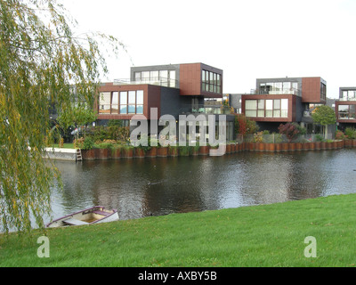 Case residenziali in Almere Buiten Paesi Bassi Foto Stock