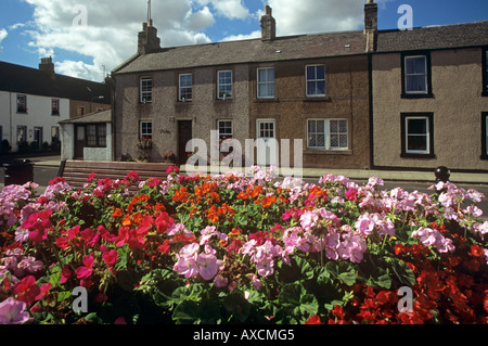 Strada tipica, Coldstream, Scottish Borders, Scotland, Regno Unito Foto Stock